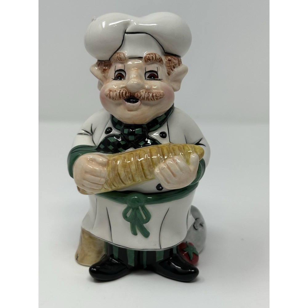 Fitz & Floyd 2005 Italian Duo Baker Salt & Pepper Shakers